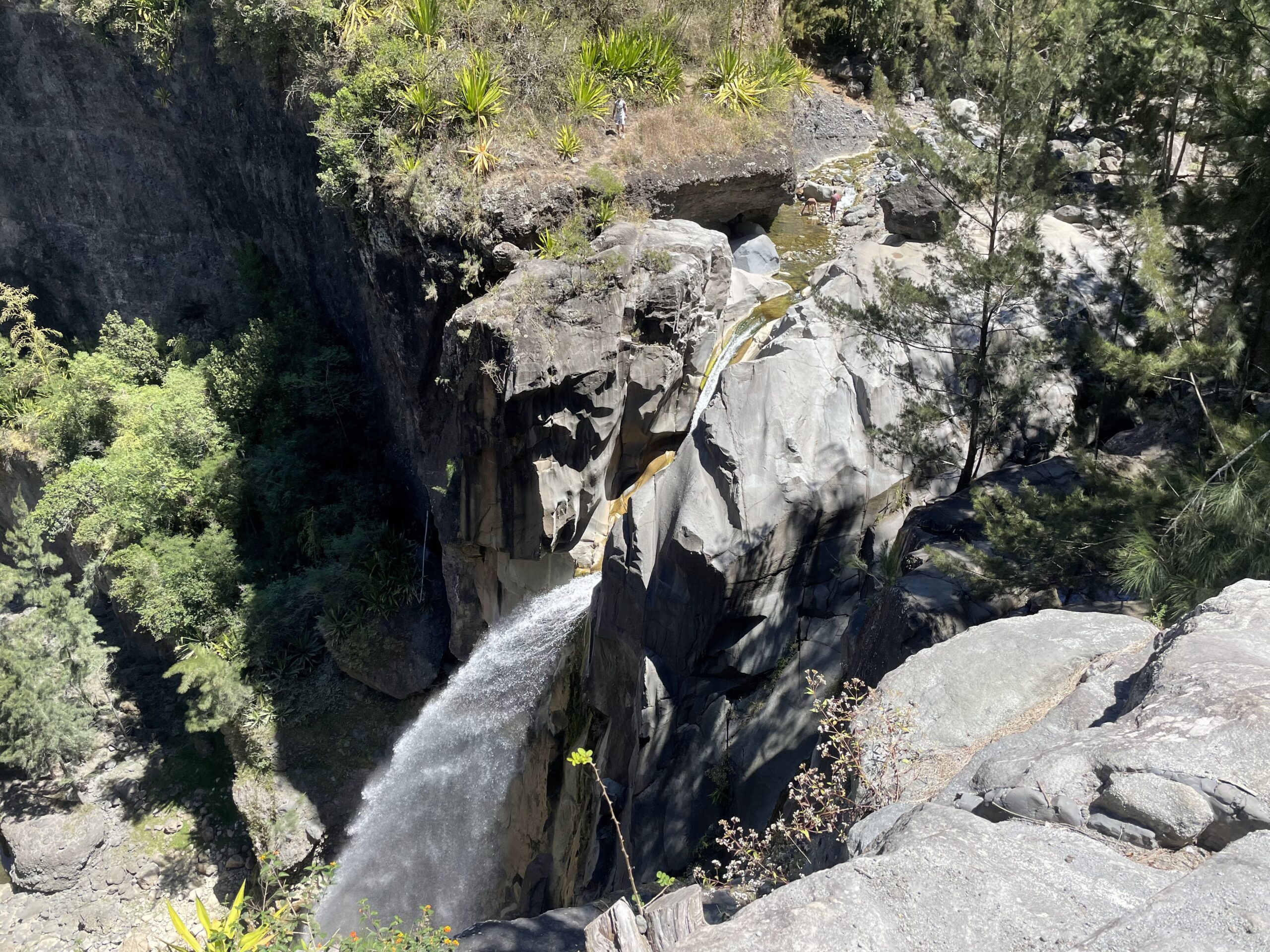 Photo de la cascade du Bras rouge à La Réunion